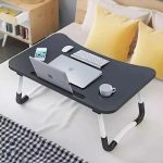 Multifunctional Portable & Foldable Laptop Table – Black Color